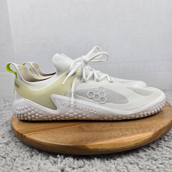 Vivobarefoot Men 44 Motus Strength Bright White Grey Minimalist Training Shoe - Picture 3 of 12